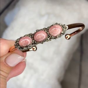 HANDMADE Argentina Rhodochrosite Bangle